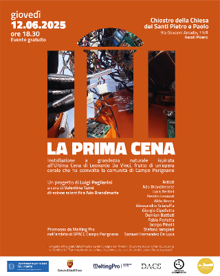 Ascoli Piceno  - "La Prima Cena", al chiostro della Chiesa dei Santi Pietro e Paolo il progetto postumo di Luigi Pagliarini